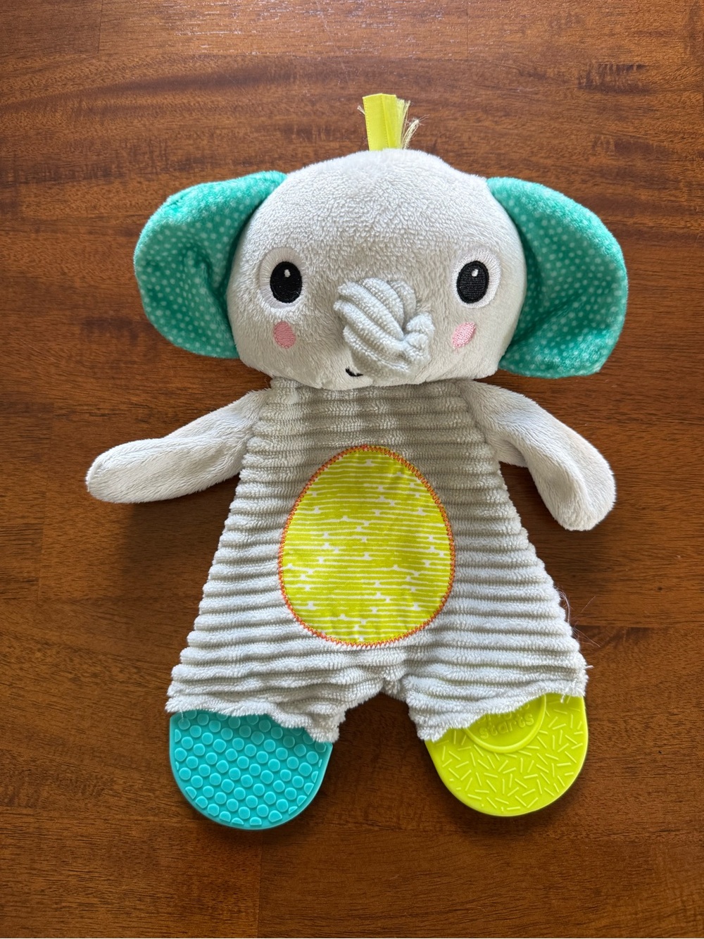 Bright Starts Snuggle and Teeth Plush Elephant